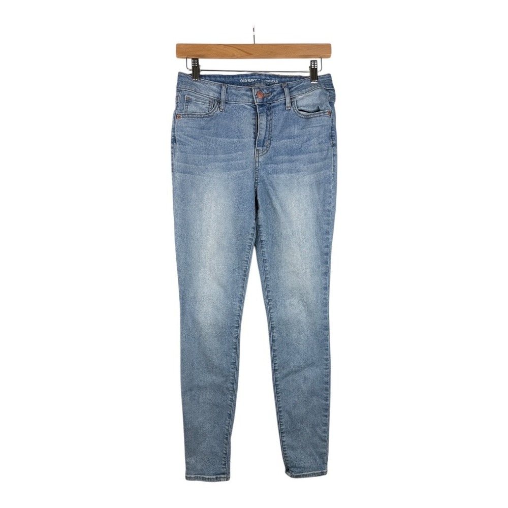 OLD NAVY Women's Rockstar High Rise Blue Denim Jeans Size 6